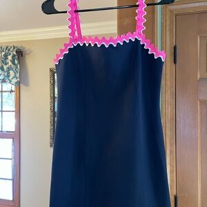 Lilly Pulitzer Navy and Pink Dress